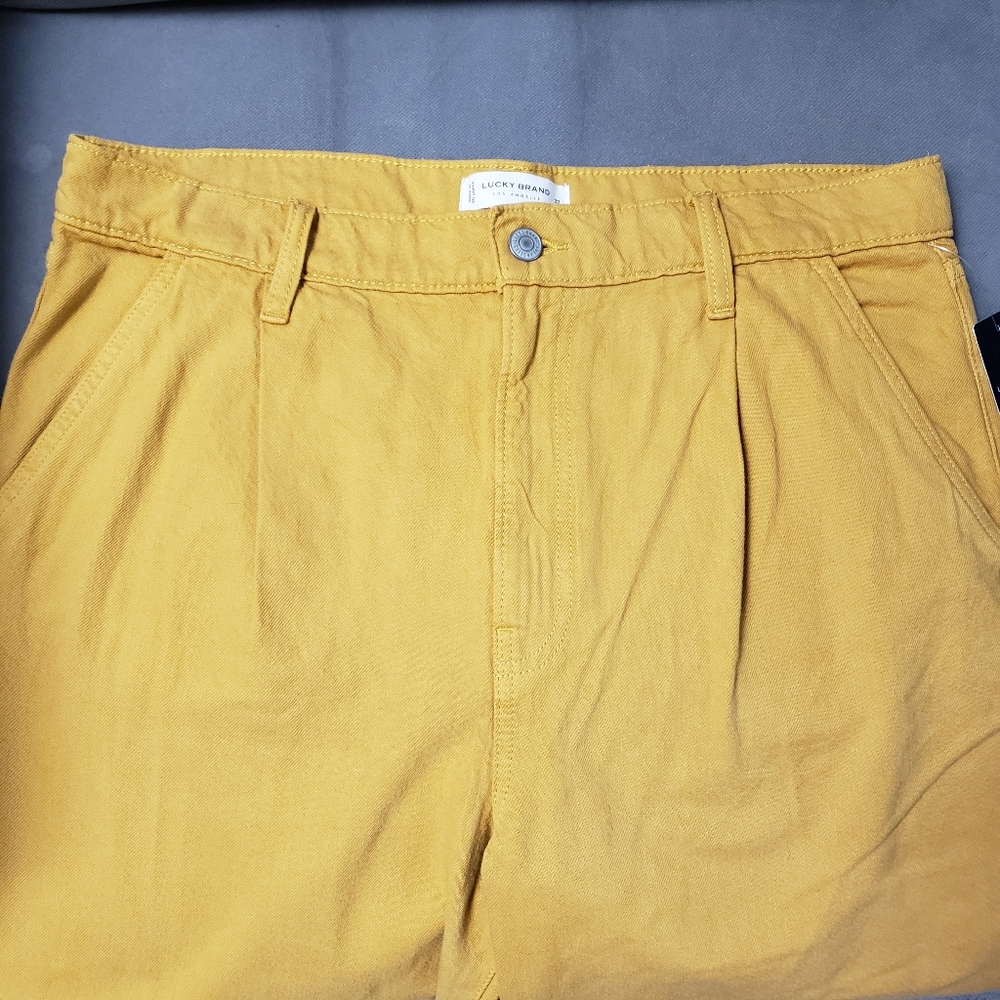 Lucky brand pleated wide leg tencel pants